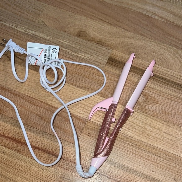 Beachwaver Rose Gold Clamp and Curl | Curler and Flat Iron Duo - Picture 3 of 3